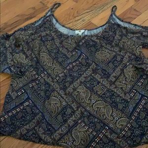 One clothing Cold shoulder shirt